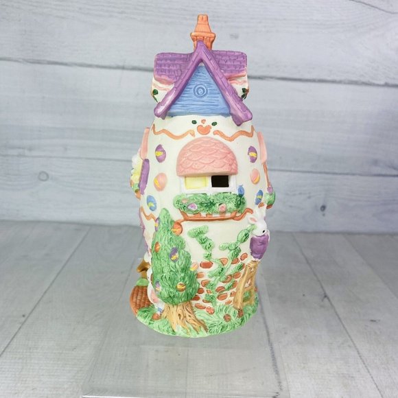 1995 Hopalong Hollow Easter Collection THE EGG FACTOR 7" T Porcelain Bunny House - Picture 3 of 16